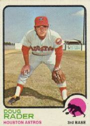 1973 Topps Baseball Cards      076      Doug Rader